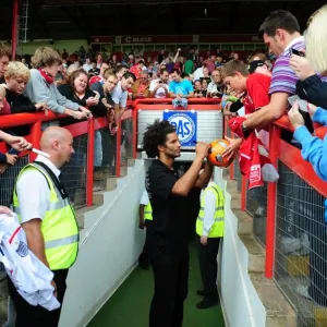 David James's Warm Welcome: First Training Session with Bristol City Fans (Bristol City vs Blackpool, Championship, 31/07/2010)