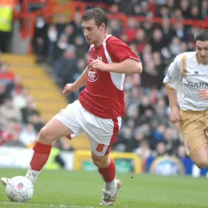 David Noble in Action: Bristol City vs Middlesbrough David Noble in Action: Bristol City vs Middlesbrough