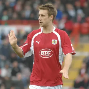 David Noble in Action: Bristol City vs Stoke City David Noble in Action: Bristol City vs Stoke City