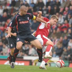 David Noble in Action: Bristol City vs Stoke City David Noble in Action: Bristol City vs Stoke City