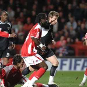 David Noble in Action: Charlton Athletic vs. Bristol City David Noble in Action: Charlton Athletic vs. Bristol City