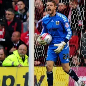 Dean Gerken Faces Nottingham Forest in Championship Showdown, April 2012 Dean Gerken Faces Nottingham Forest in Championship Showdown, April 2012