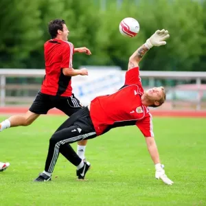 Dean Gerken Saves from Ivan Sproule: A Training Moment at Bristol City Dean Gerken Saves from Ivan Sproule: A Training Moment at Bristol City