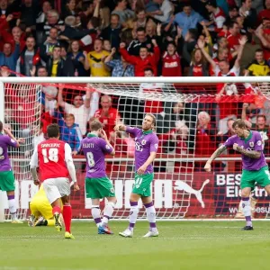 Dejected Duo: Wagstaff and Flint After Fleetwood's Equalizer vs. Bristol City (3-3) Dejected Duo: Wagstaff and Flint After Fleetwood's Equalizer vs. Bristol City (3-3)