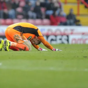 Dejected Jason Steele as Bristol City Secures Npower Championship Victory over Middlesbrough Dejected Jason Steele as Bristol City Secures Npower Championship Victory over Middlesbrough
