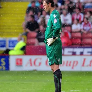 Print of Dejected Simonsen Scores Own Goal at Bramall Lane