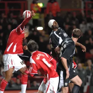 Dele Adebola in Action for Bristol City Against Charlton Athletic Dele Adebola in Action for Bristol City Against Charlton Athletic