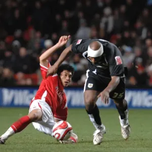 Dele Adebola in Action for Bristol City vs Charlton Athletic Dele Adebola in Action for Bristol City vs Charlton Athletic
