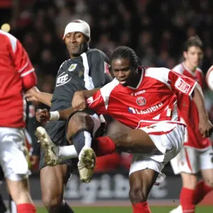 Dele Adebola in Action: Charlton Athletic vs. Bristol City Dele Adebola in Action: Charlton Athletic vs. Bristol City