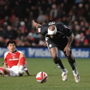 Dele Adebola in Action: Charlton Athletic vs. Bristol City Dele Adebola in Action: Charlton Athletic vs. Bristol City