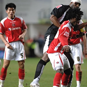 Dele Adebola in Action: Charlton Athletic vs. Bristol City
