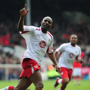 Dele Adebola's Euphoric Moment: Nottingham Forest vs. Bristol City