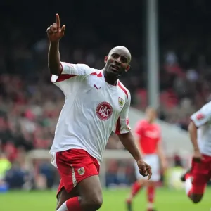 Dele Adebola's Thrilling Goal Celebration for Bristol City Against Nottingham Forest