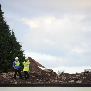 Demolition of Wedlock Stand at Ashton Gate: Builders Prepare for Bristol City's New Football Season Demolition of Wedlock Stand at Ashton Gate: Builders Prepare for Bristol City's New Football Season