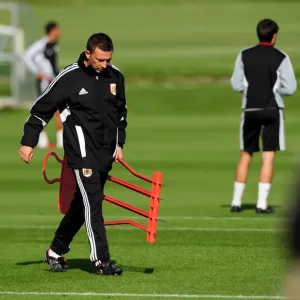 Bristol City Print - Derek McInnes First Training Session