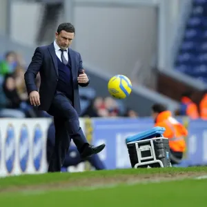 Derek McInnes of Bristol City in Action during FA Cup Match against Blackburn Rovers, January 2013