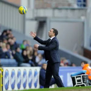 Derek McInnes of Bristol City Catches the Ball during FA Cup Match against Blackburn Rovers, 2013
