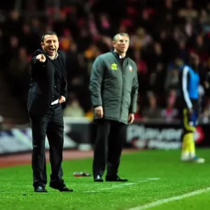 Derek McInnes Print, Bristol City vs Southampton Championship Match Derek McInnes Print, Bristol City vs Southampton Championship Match