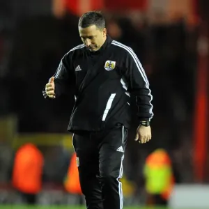 Derek McInnes Frustration Boils Over on Final Whistle: Bristol City vs Blackpool, 17-11-2012 Derek McInnes Frustration Boils Over on Final Whistle: Bristol City vs Blackpool, 17-11-2012