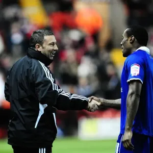 Derek McInnes Leads Bristol City Against Leicester City at Ashton Gate Stadium, 2012