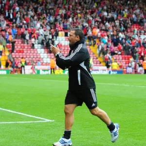 Derek McInnes Leads Bristol City in Louis Carey's Testimonial Match, 2012