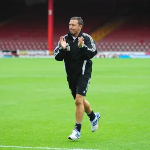 Derek McInnes Leads Bristol City in Louis Carey's Testimonial Match against Bristol Rovers (2012, Ashton Gate Stadium)