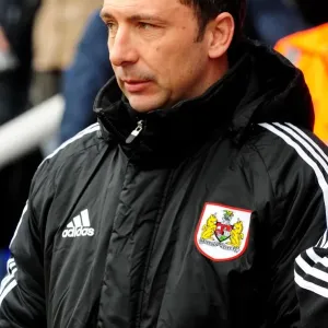 Derek McInnes Leads Bristol City at Peterborough United, February 2012