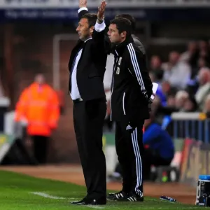 Derek McInnes Protests to Referee during Peterborough vs. Bristol City Championship Match Derek McInnes Protests to Referee during Peterborough vs. Bristol City Championship Match
