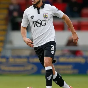 Derrick Williams in Action Print - Crewe Alexandra vs. Bristol City (2014)