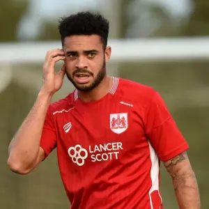 Derrick Williams of Bristol City in Action against Granada, 2016: Pre-season Friendly at Pinatar Arena Derrick Williams of Bristol City in Action against Granada, 2016: Pre-season Friendly at Pinatar Arena