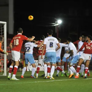 Derrick Williams Scores the Opener: Bristol City vs. Coventry City, Johnstones Paint Trophy