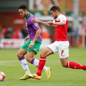 Derrick Williams vs Gareth Evans: Intense Battle at Fleetwood Town's Highbury Stadium (Bristol City vs Fleetwood, Sky Bet League 1) Derrick Williams vs Gareth Evans: Intense Battle at Fleetwood Town's Highbury Stadium (Bristol City vs Fleetwood, Sky Bet League 1)