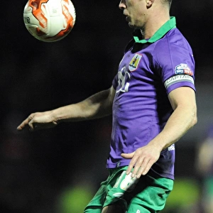 Determined Aaron Wilbraham: Leading Bristol City to Victory in Sky Bet League One against Leyton Orient (03.03.2015)