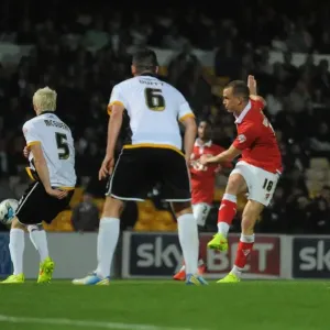 Determining Moment Print: Aaron Wilbraham's Goal Attempt