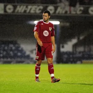 Disappointed Ivan Sproule: Bristol City Exit Carling Cup at Roots Hall Disappointed Ivan Sproule: Bristol City Exit Carling Cup at Roots Hall