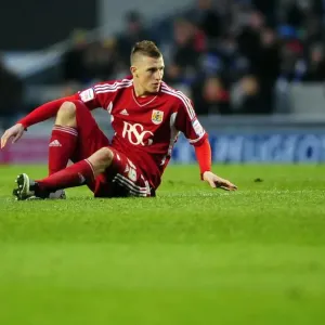 Print of Chris Wood's Disappointing Debut in Brighton v Bristol City