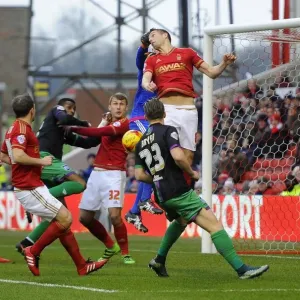 Dorus de Vries Print, Nottingham Forest vs. Bristol City, 2016