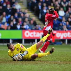 Dramatic Save by Federici: Campbell-Ryce Thwarted in Reading vs. Bristol City Championship Showdown (13/03/2010) Dramatic Save by Federici: Campbell-Ryce Thwarted in Reading vs. Bristol City Championship Showdown (13/03/2010)