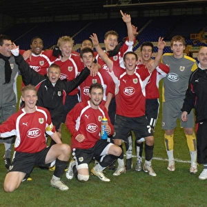 Euphoria Unites: Everton U18s and Bristol City U18s in Triumphant Group Celebration