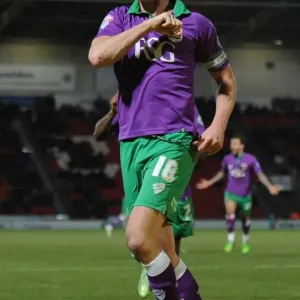 Euphoria Unleashed: Bristol City Goal Celebration Print Euphoria Unleashed: Bristol City Goal Celebration Print