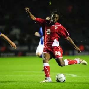 Evander Sno Scores Print (Leicester City V Bristol City)