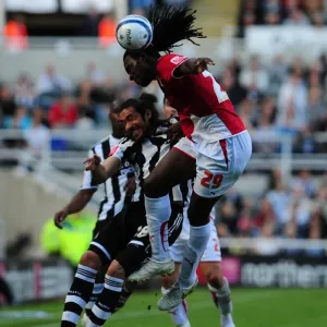 Evander Sno vs. Jonas Gutierrez Print (Newcastle Utd V Bristol City) Evander Sno vs. Jonas Gutierrez Print (Newcastle Utd V Bristol City)
