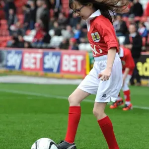 Print of Excited Mascot at Ashton Gate Stadium Print of Excited Mascot at Ashton Gate Stadium