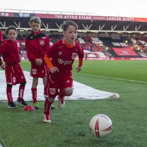 Excited Mascot at Ashton Gate: Gearing Up for Bristol City vs Reading, 2017 Excited Mascot at Ashton Gate: Gearing Up for Bristol City vs Reading, 2017