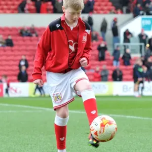 Excited Mascot at Ashton Gate Stadium: Bristol City vs. Bolton Wanderers, Sky Bet Championship Match, 19 March 2016 Excited Mascot at Ashton Gate Stadium: Bristol City vs. Bolton Wanderers, Sky Bet Championship Match, 19 March 2016