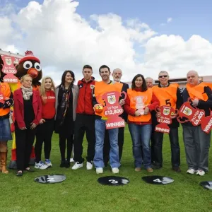 Exciting Half Time Moment: Winner of Bristol City FC Community Foundation Prize Draw Announced at Ashton Gate
