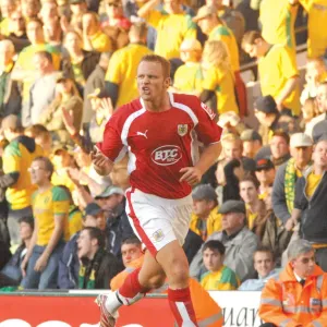 Exultant Lee Trundle: Norwich City vs. Bristol City Football Rivalry