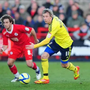 FA Cup: Martyn Woolford of Bristol City Against Crawley Town, 07/01/2012