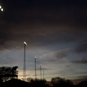 FA Cup Second Round Print: Sunset at The Lamb Ground