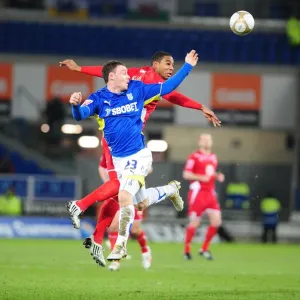 FA Cup Print: Cardiff City vs Bristol City Season 09-10
